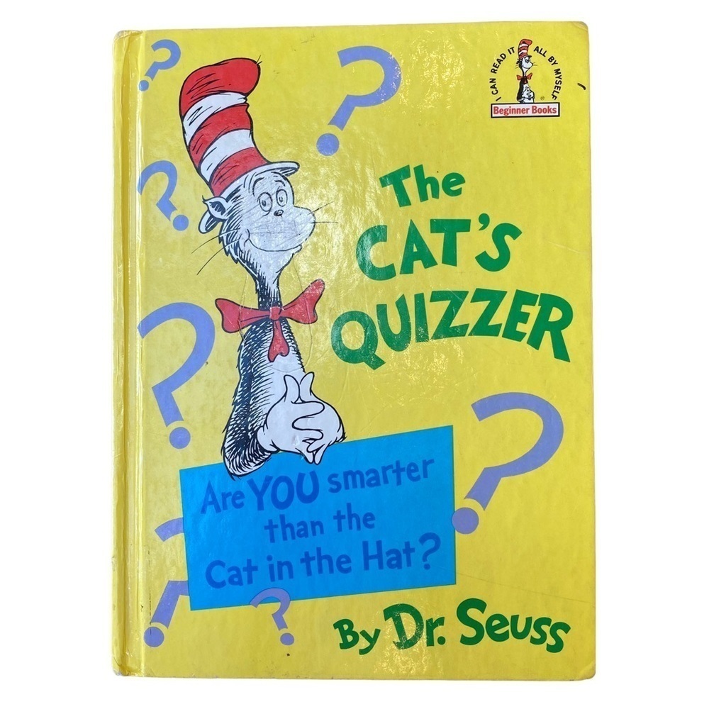 Dr Suess The Cat’s Quizzer Book Discontinued RARE